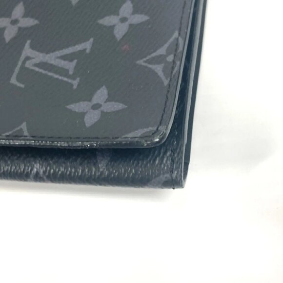 LOUIS VUITTON GI0273 MonogramEclipse Porto Document Frank GM bag pouch Clutch - Picture 2 of 15